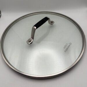 Select By Calphalon Glass Stainless Steel Lid For Pot OEM ID 9-3/4" OD 10-3/8"